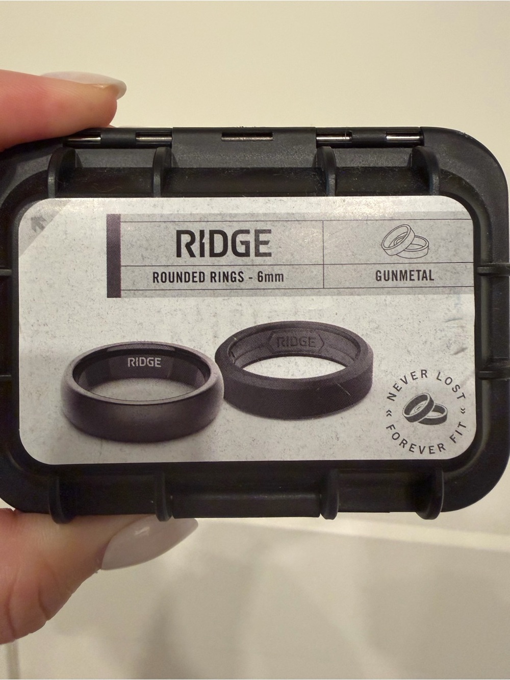 Men Ridge ring set